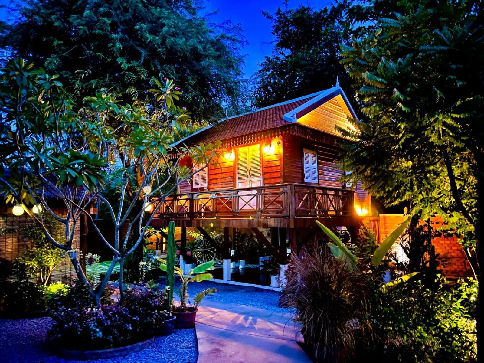 The Little Vegan Homestay Phumi Banteay Srei Eksteriør billede
